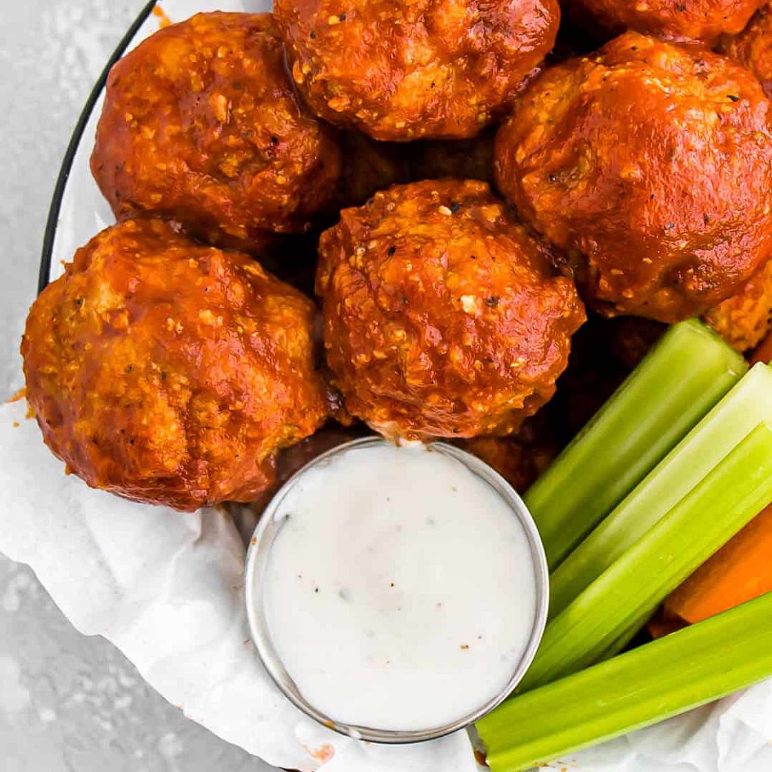 Air Fryer BBQ Chicken Poppers
