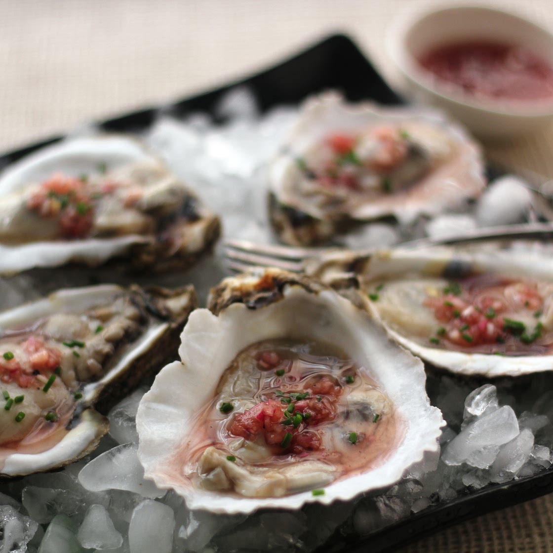 Classic Mignonette For Oysters On The Half Shell
