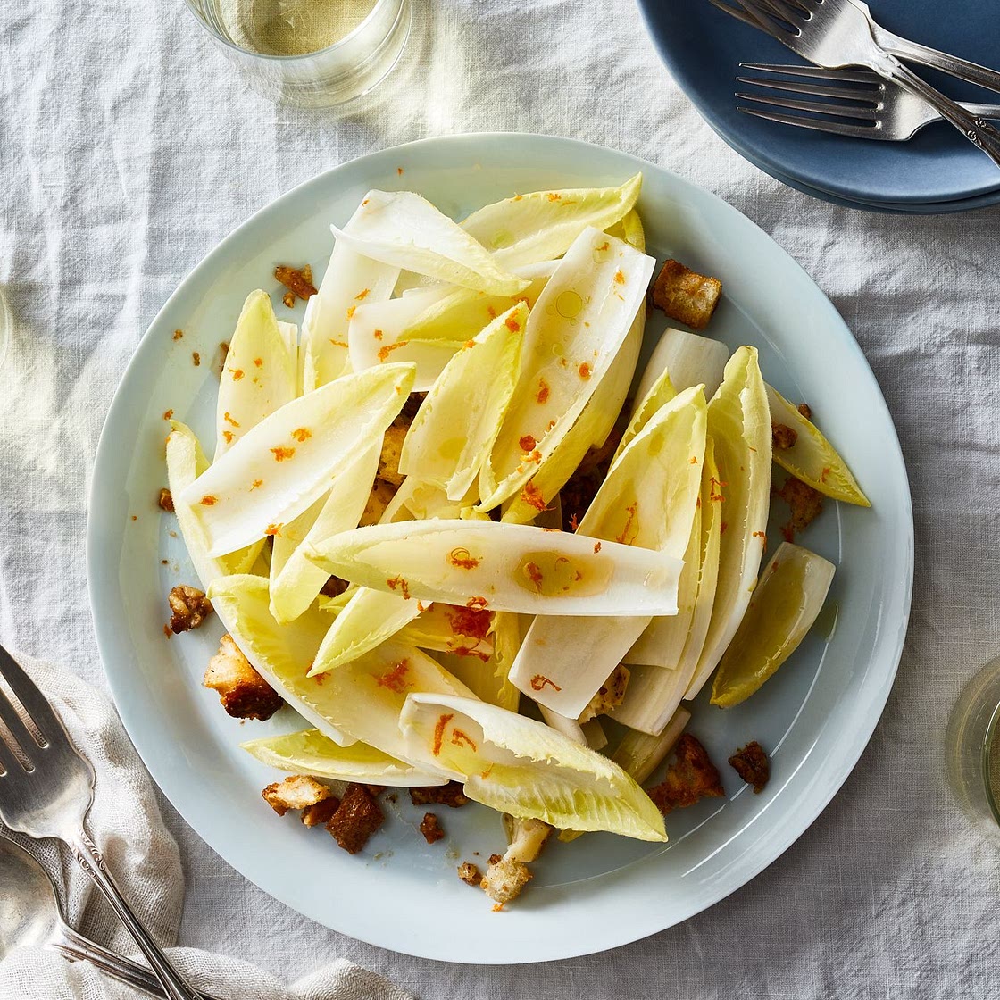 Estela's Endive Salad With Walnuts & Ubriaco Rosso