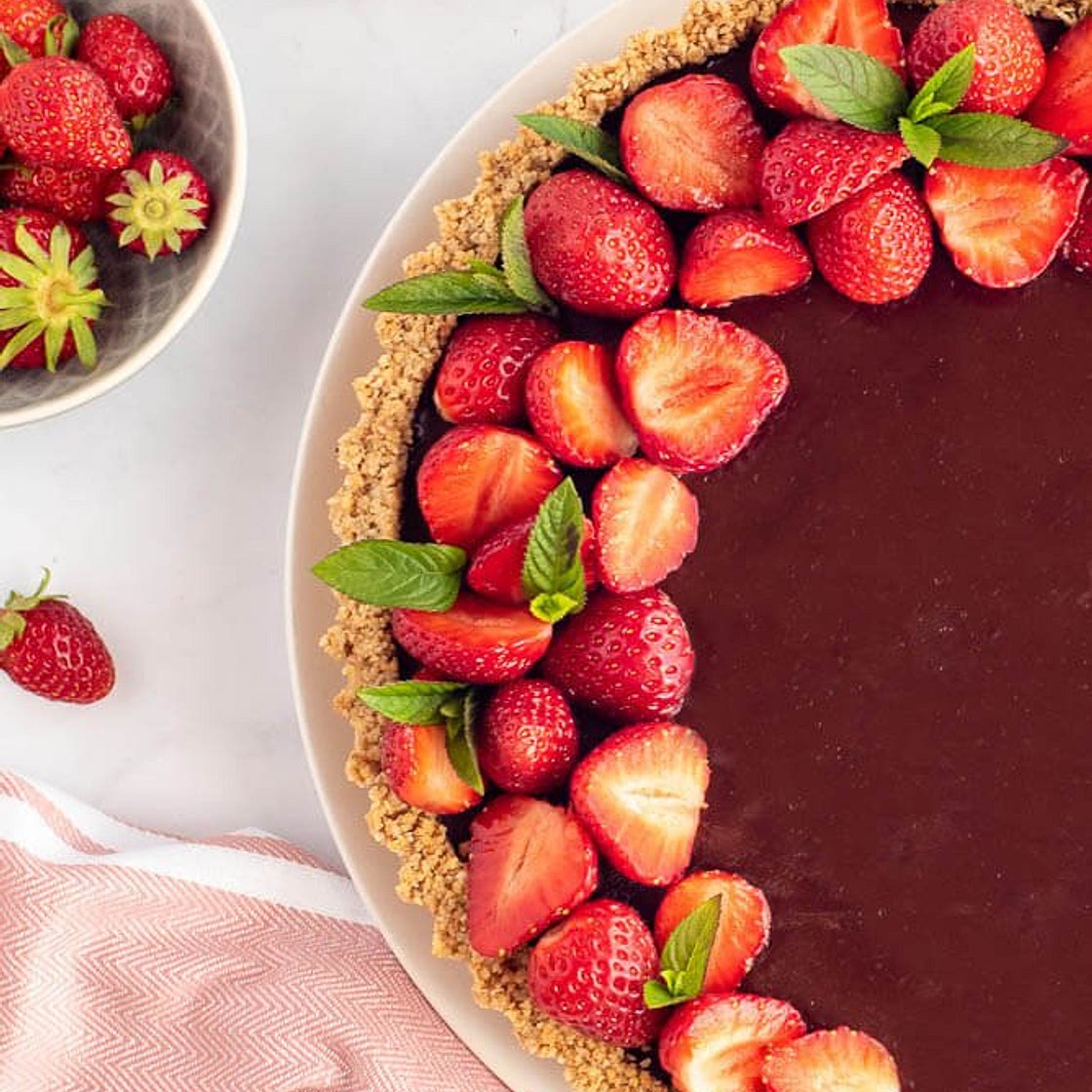 Strawberry Chocolate Tart