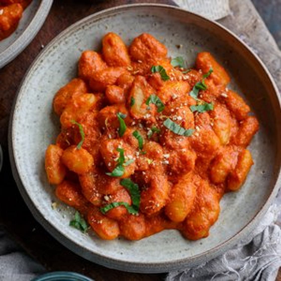 Creamy Red Pesto Gnocchi