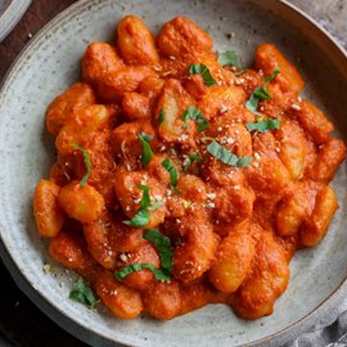 Creamy Red Pesto Gnocchi