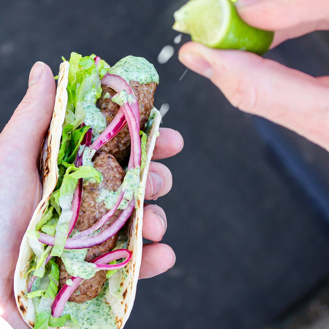 Kebabs With Aji Verde