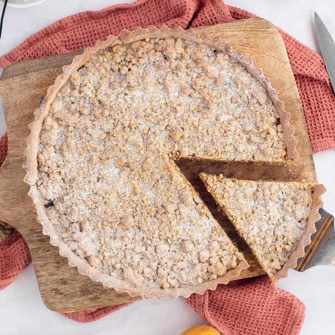 Apricot Streusel Tart