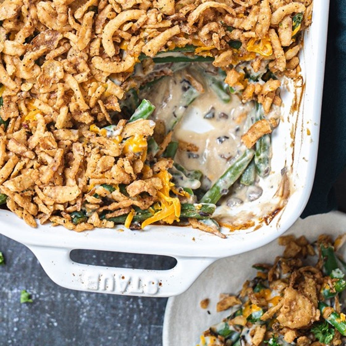 Gluten Free Green Bean Casserole Recipe | Dairy Free