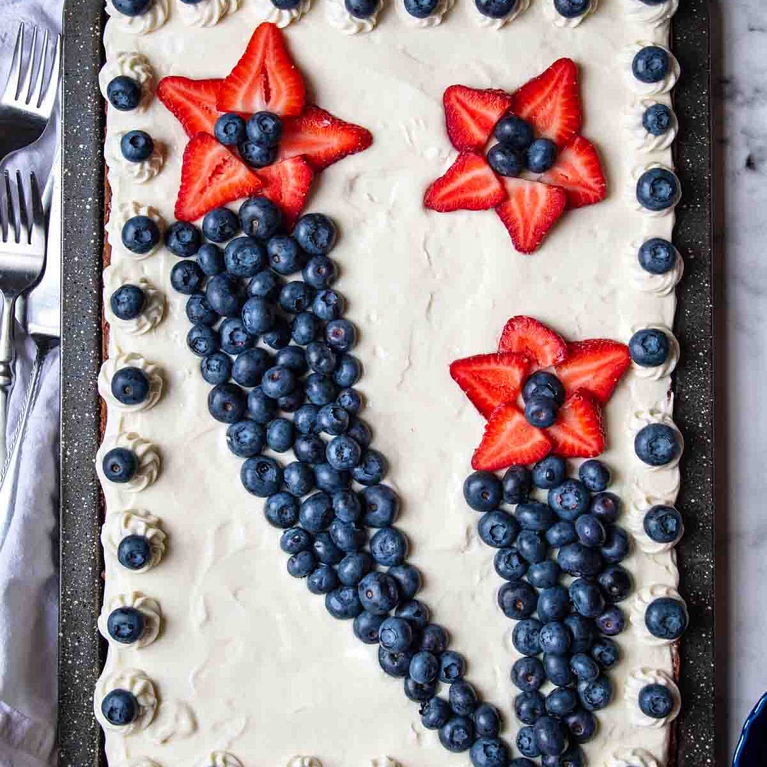 Easy 4th of July Brownies