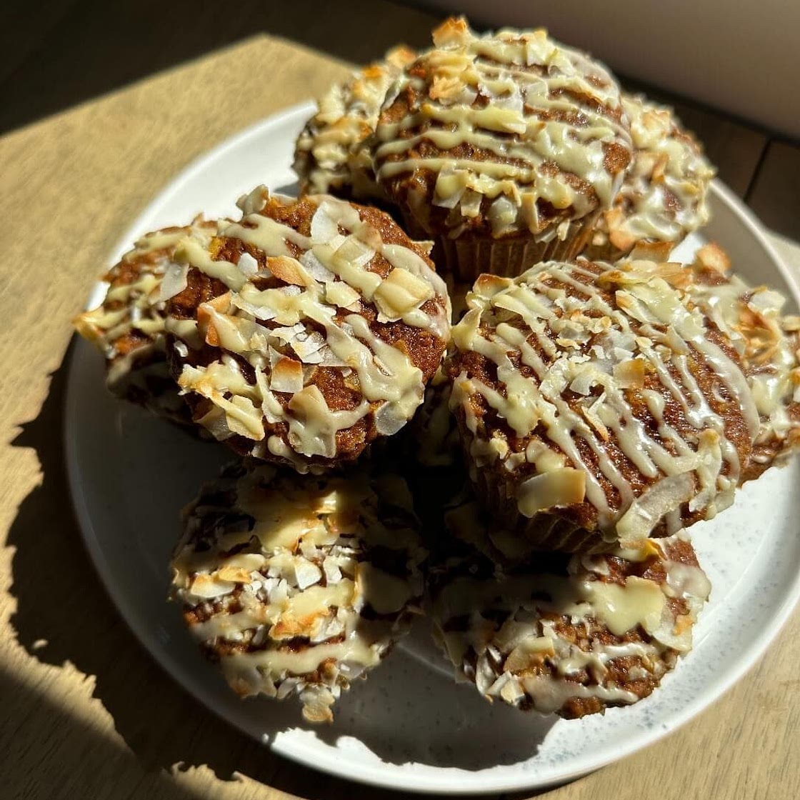 Coconut Turmeric Carrot Muffins