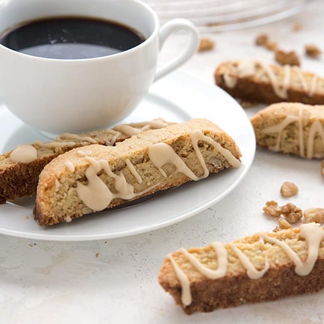 Maple Walnut Biscotti