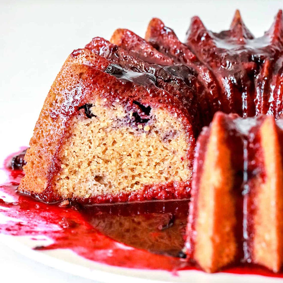 Lemon Blueberry Bundt Cake (gluten free)