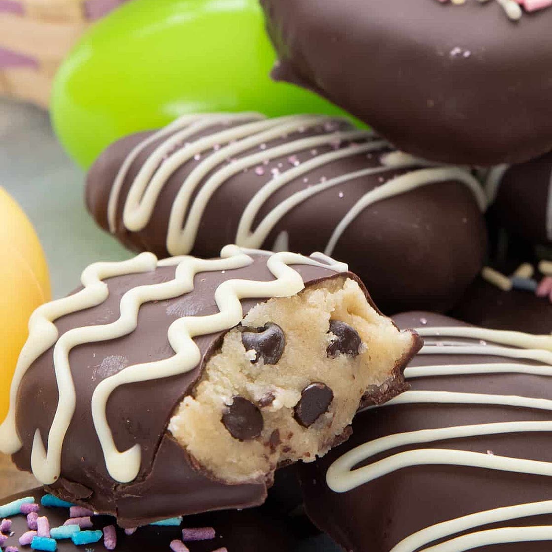 Keto Cookie Dough Easter Eggs
