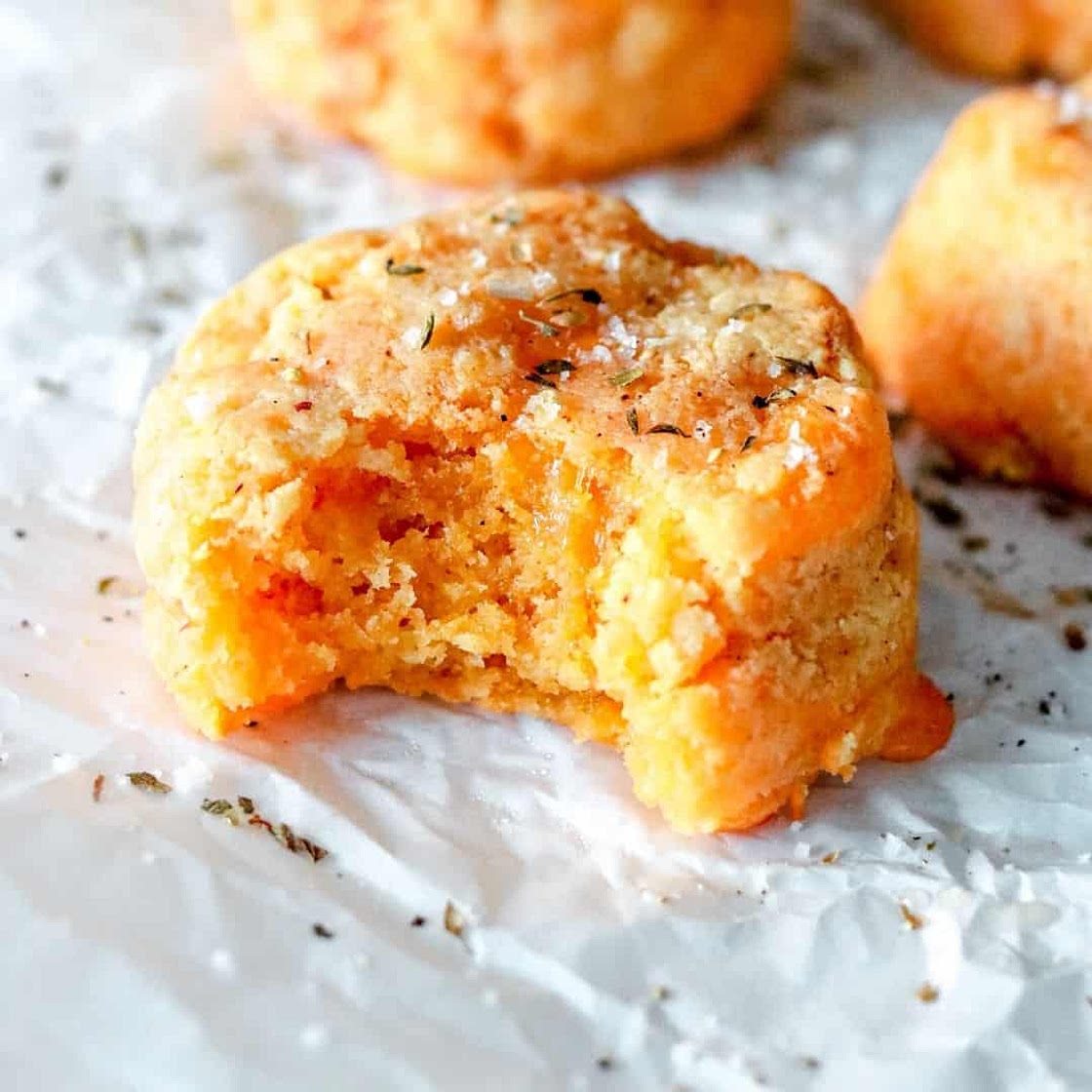 Cheesy Almond Flour Biscuits