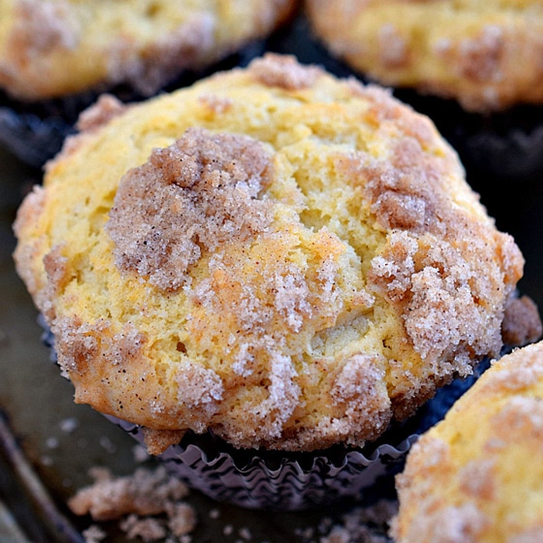 Sour Cream Coffee Cake Muffins