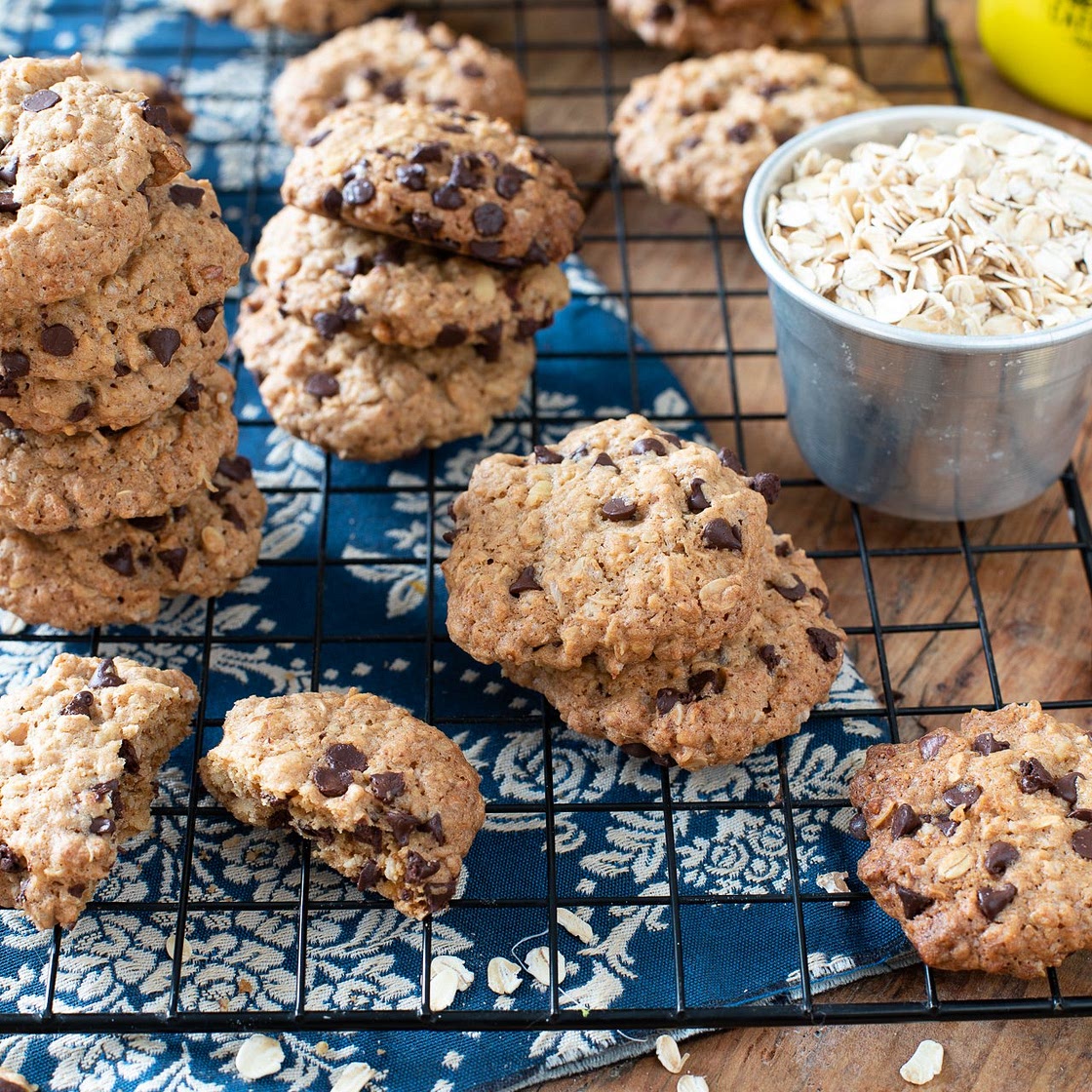 Biscotti avena e cioccolato senza burro