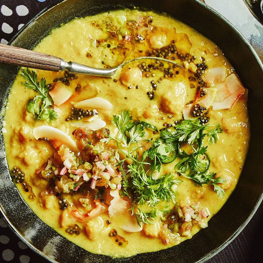 Coconut-Ginger Chickpea Soup