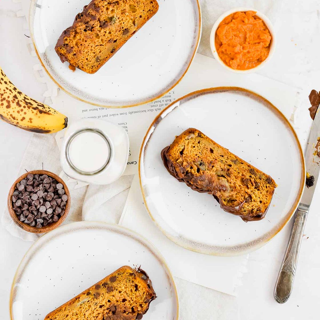 Low Sugar Pumpkin Bread