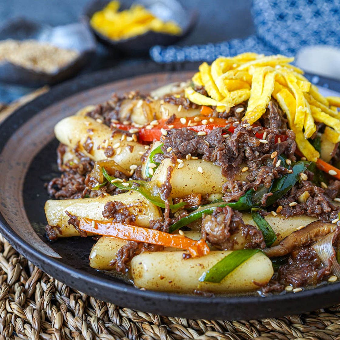 Gungjung Tteokbokki (Korean Royal Court Rice Cakes)