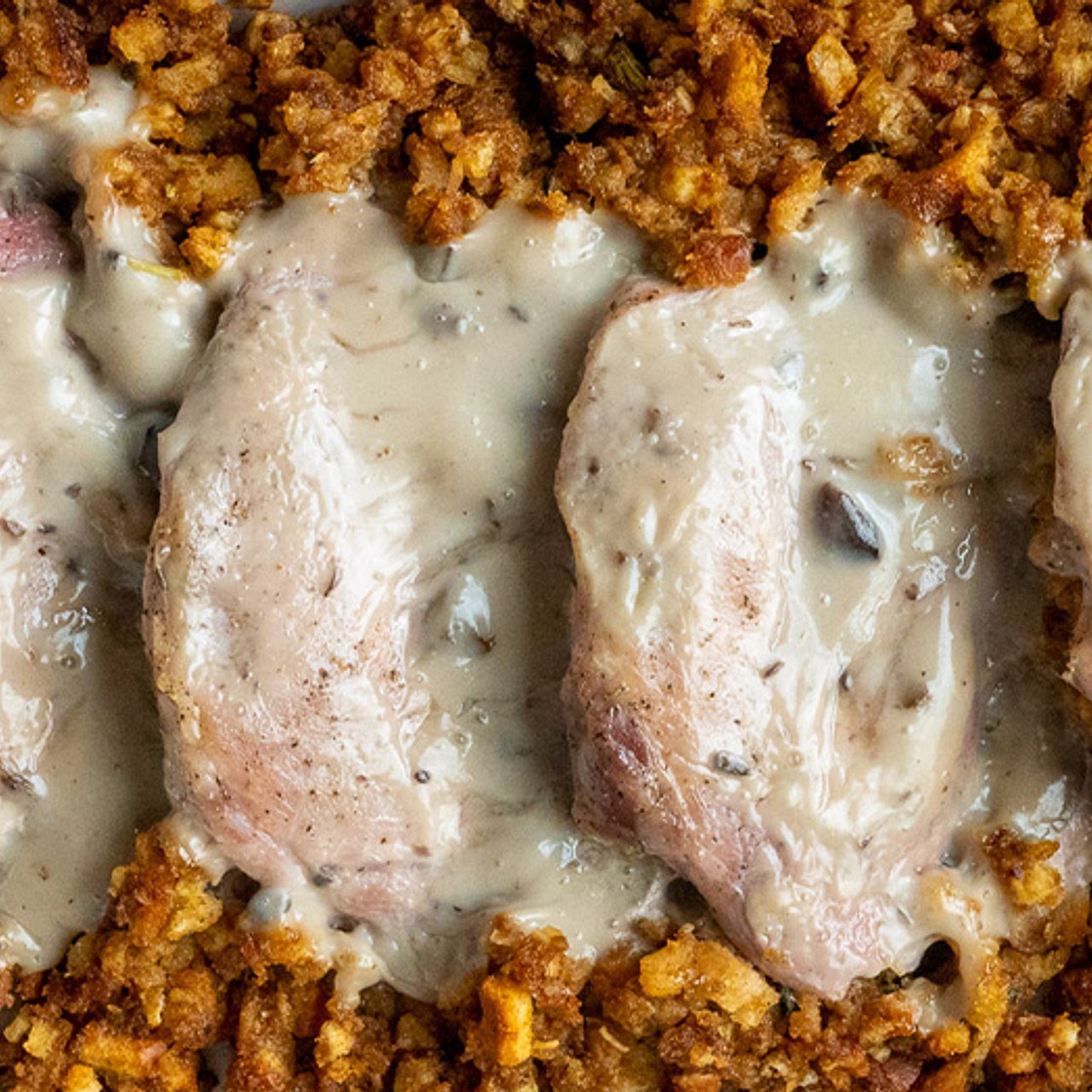 Stuffing Stuffed Pork Chops