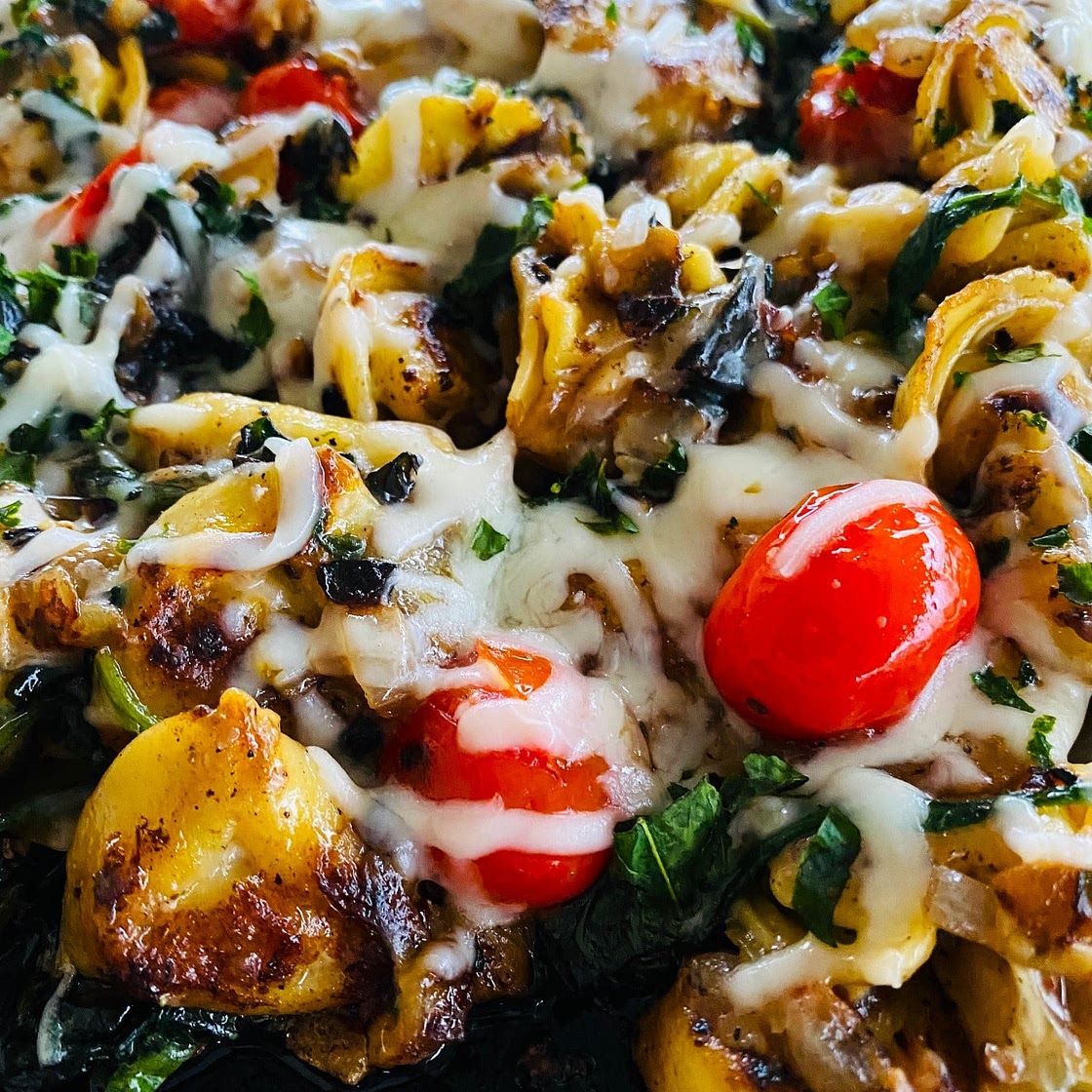 Blackstone Griddle Caprese Tortellini