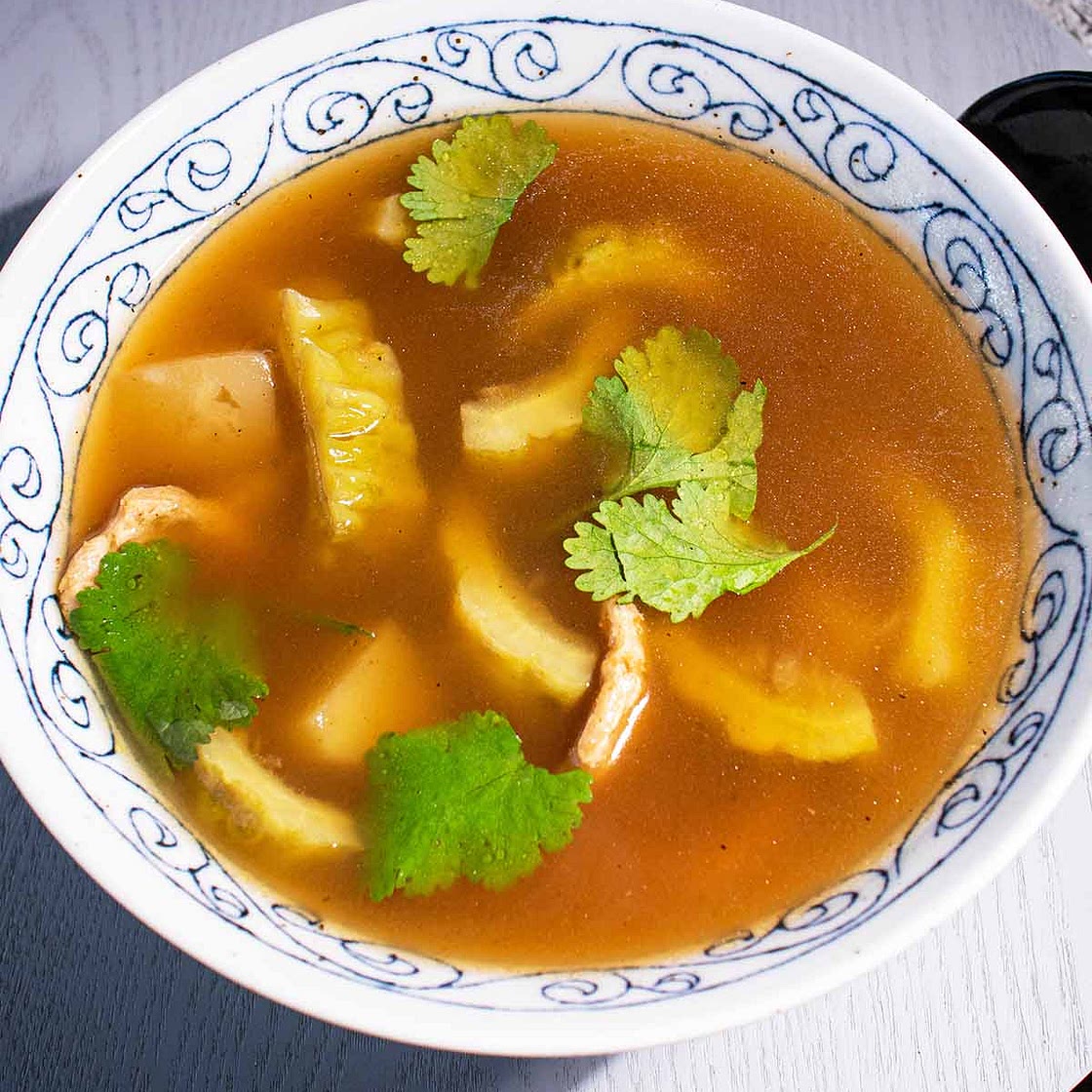 Bitter Melon Soup with Pineapple