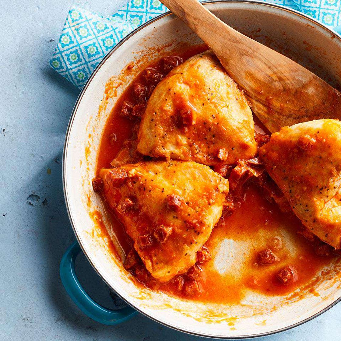 Lemon-Sopressata Chicken