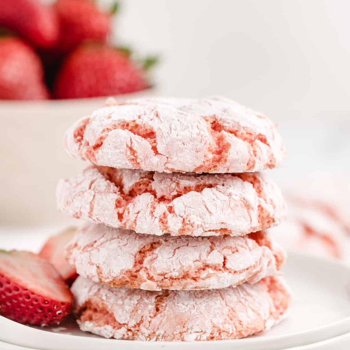 Strawberry Cool Whip Cookies