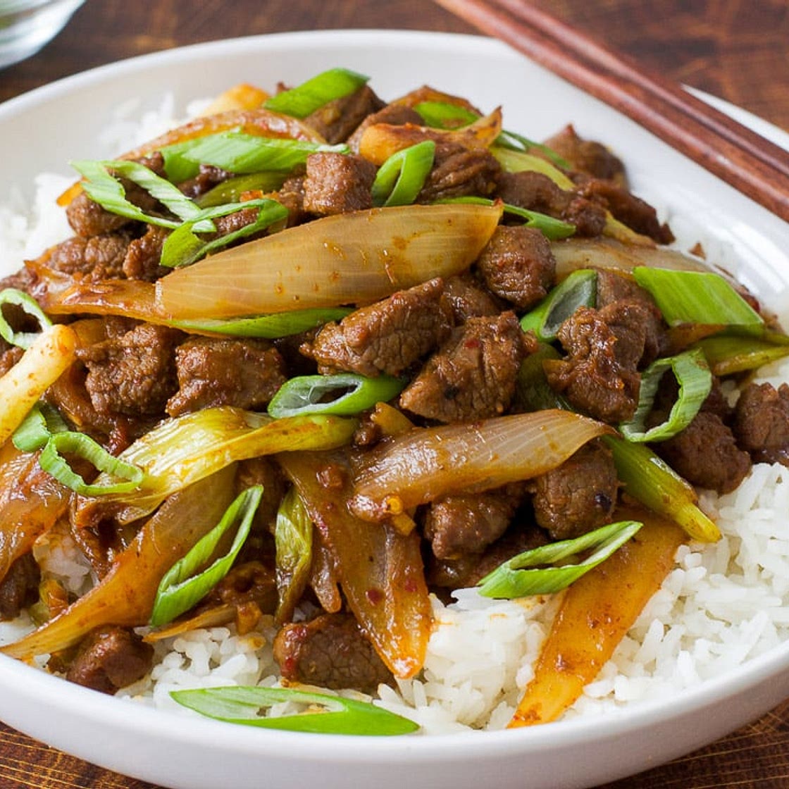 Mongolian Lamb Stir Fry Recipe