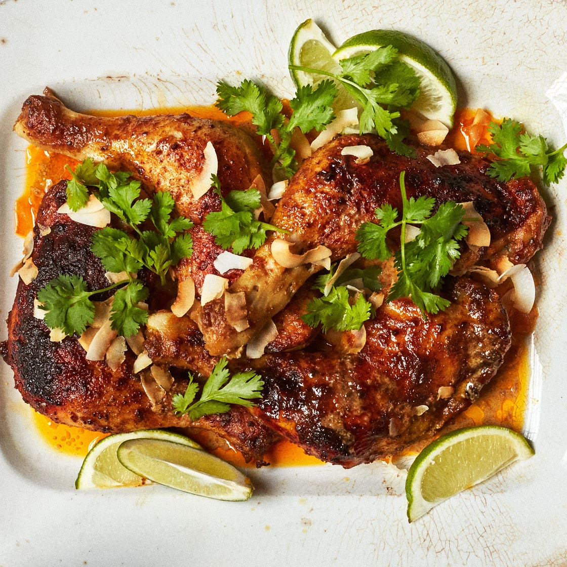 Coconut Milk–Braised Chicken