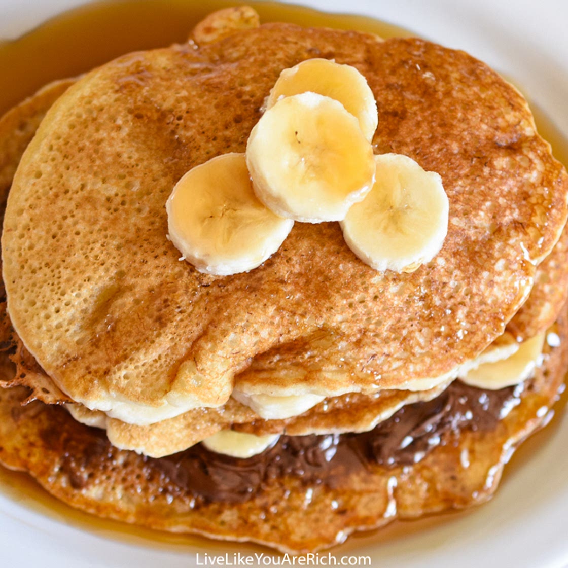 How to Make Banana Pancakes out of Pancake Mix