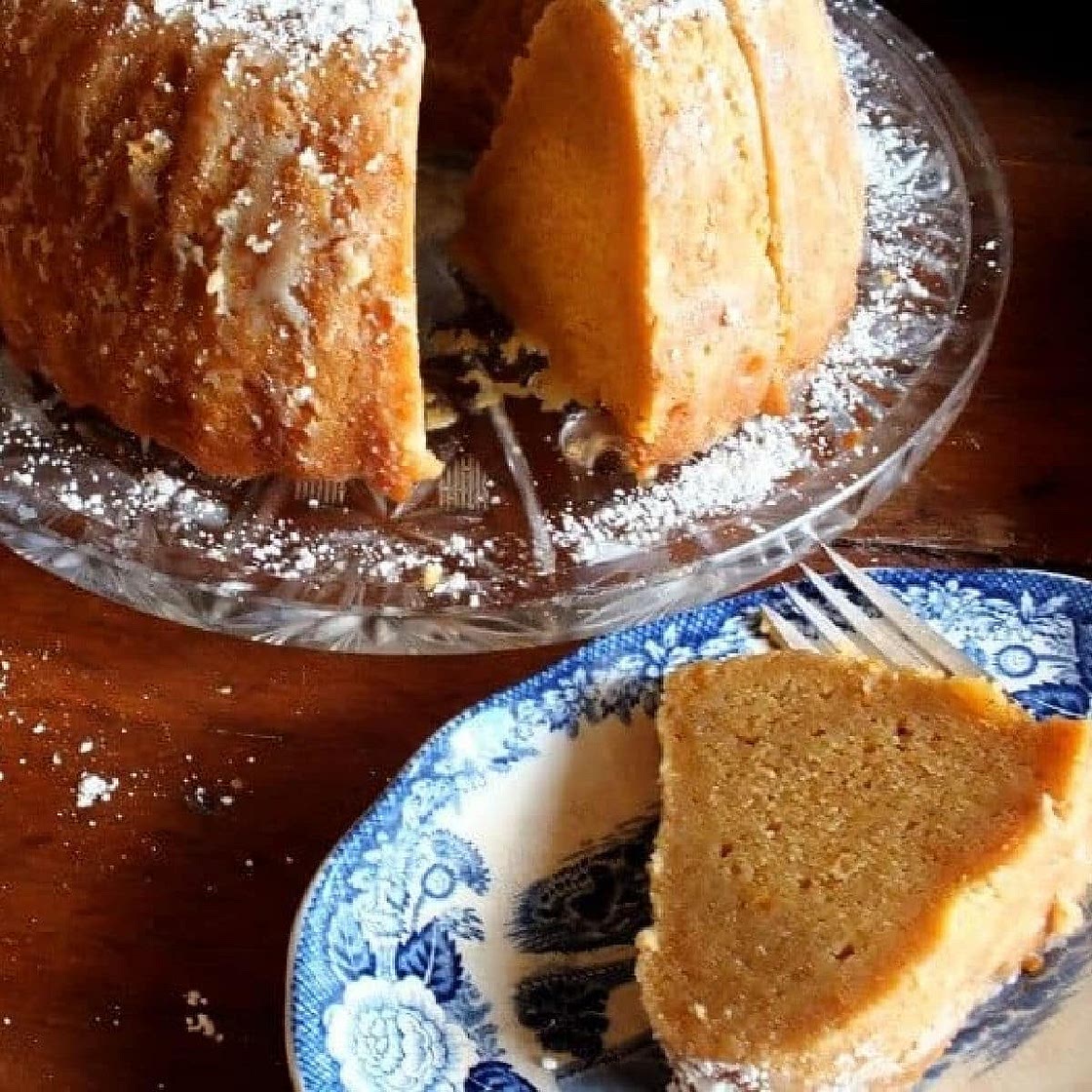 Rum Sweet Potato Pound Cake