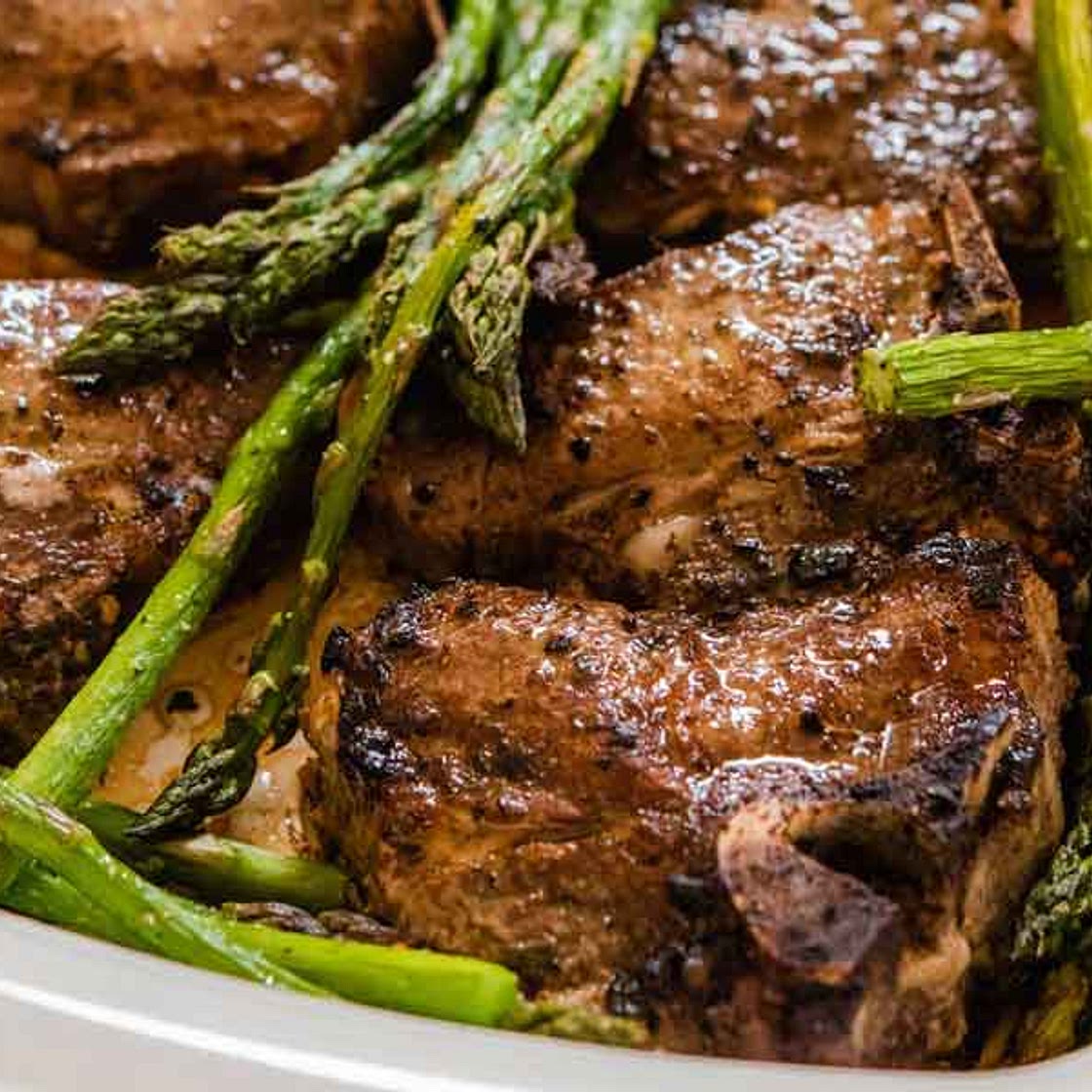 Easy Baked Lamb Chops Recipe with Mint Chimichurri