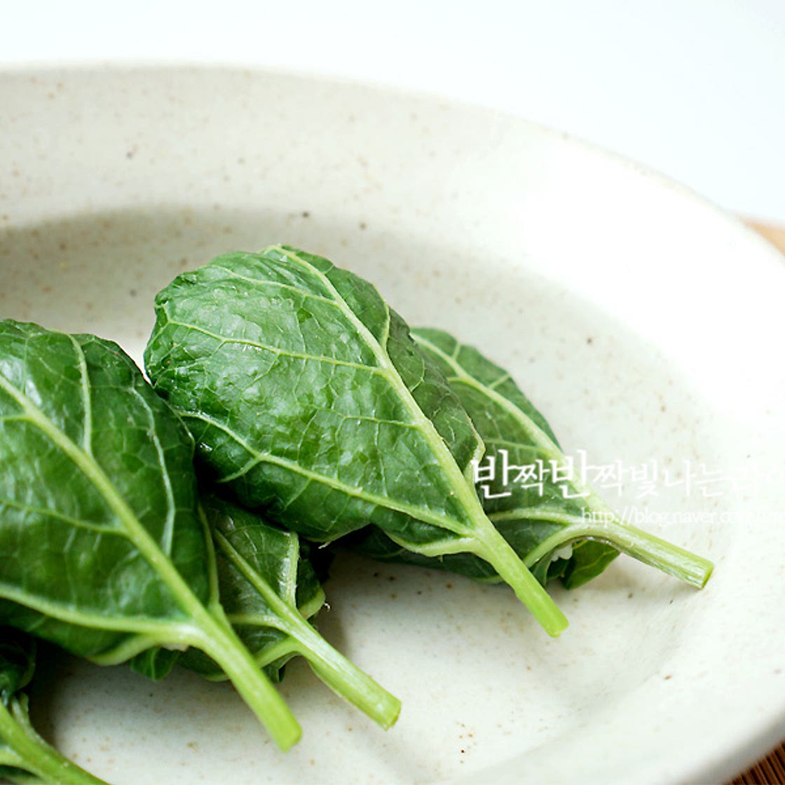 곰취쌈과 제육볶음 향긋한 봄 요리