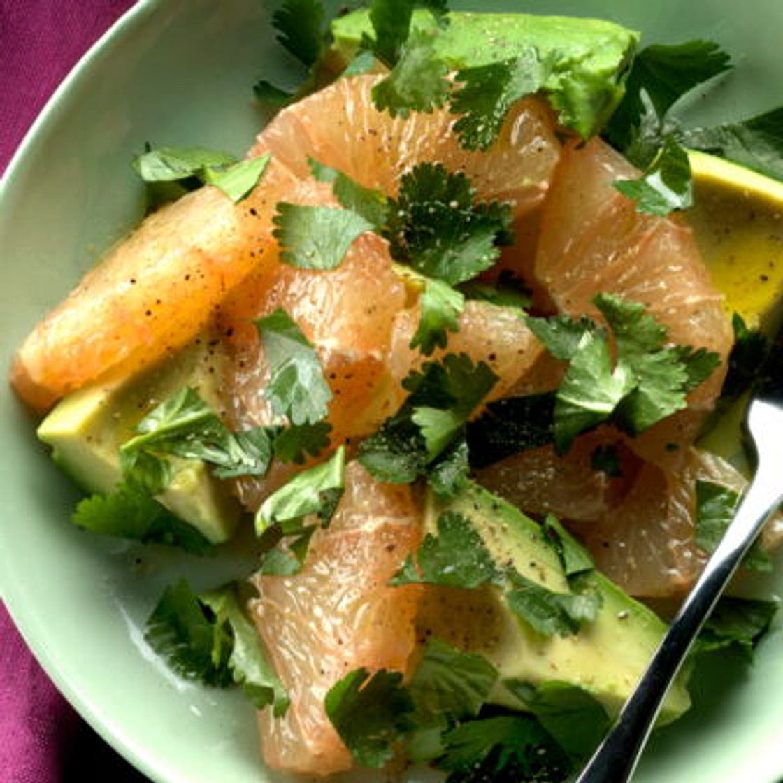 Salade d'avocat au pamplemousse