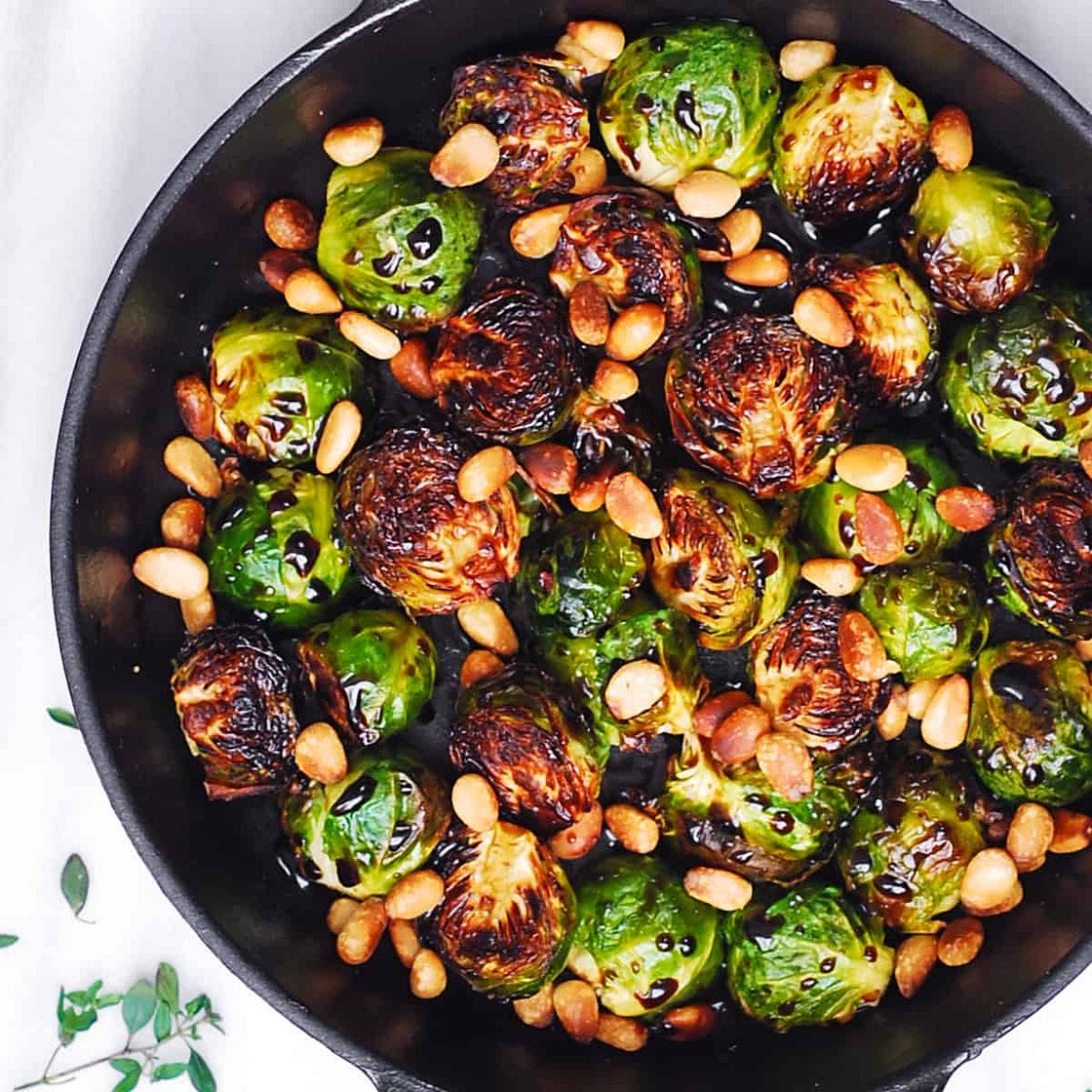 Brussels Sprouts with Balsamic Glaze