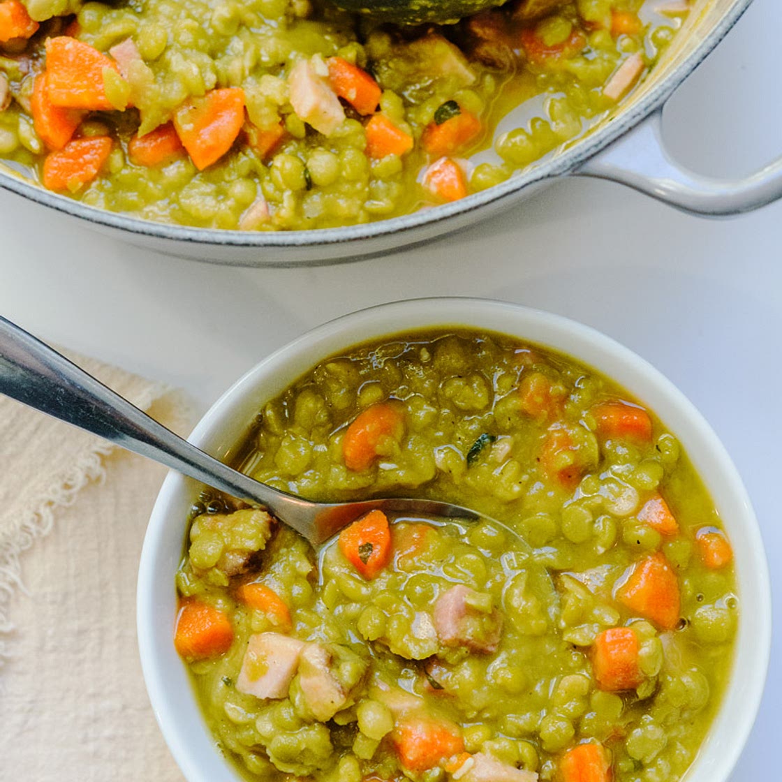 Best Split Pea Soup with Leftover Ham