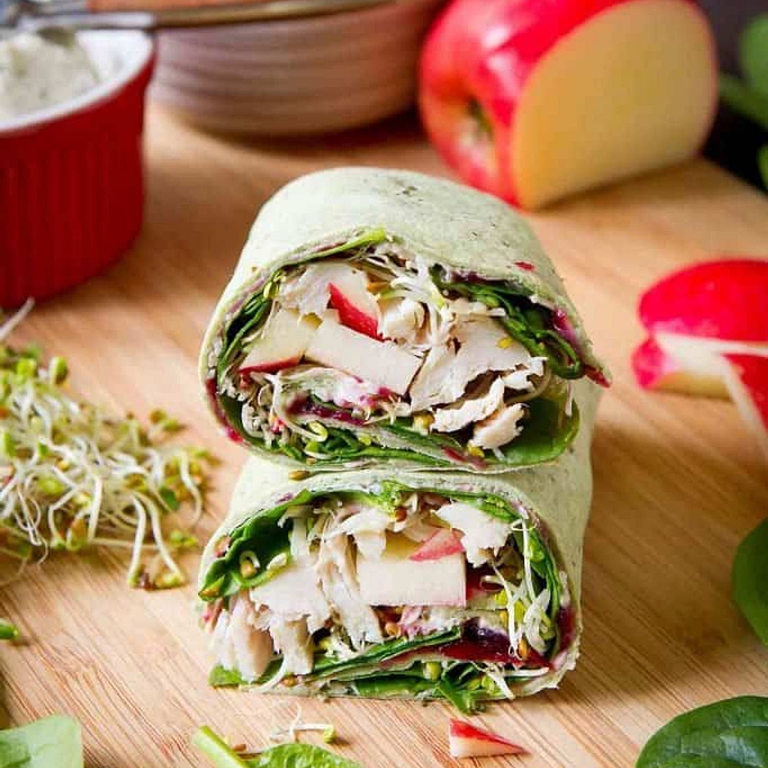 Turkey Cranberry Sandwich Wrap