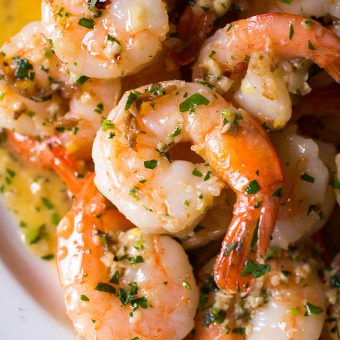 Receita de Camarão ao alho e óleo descascado