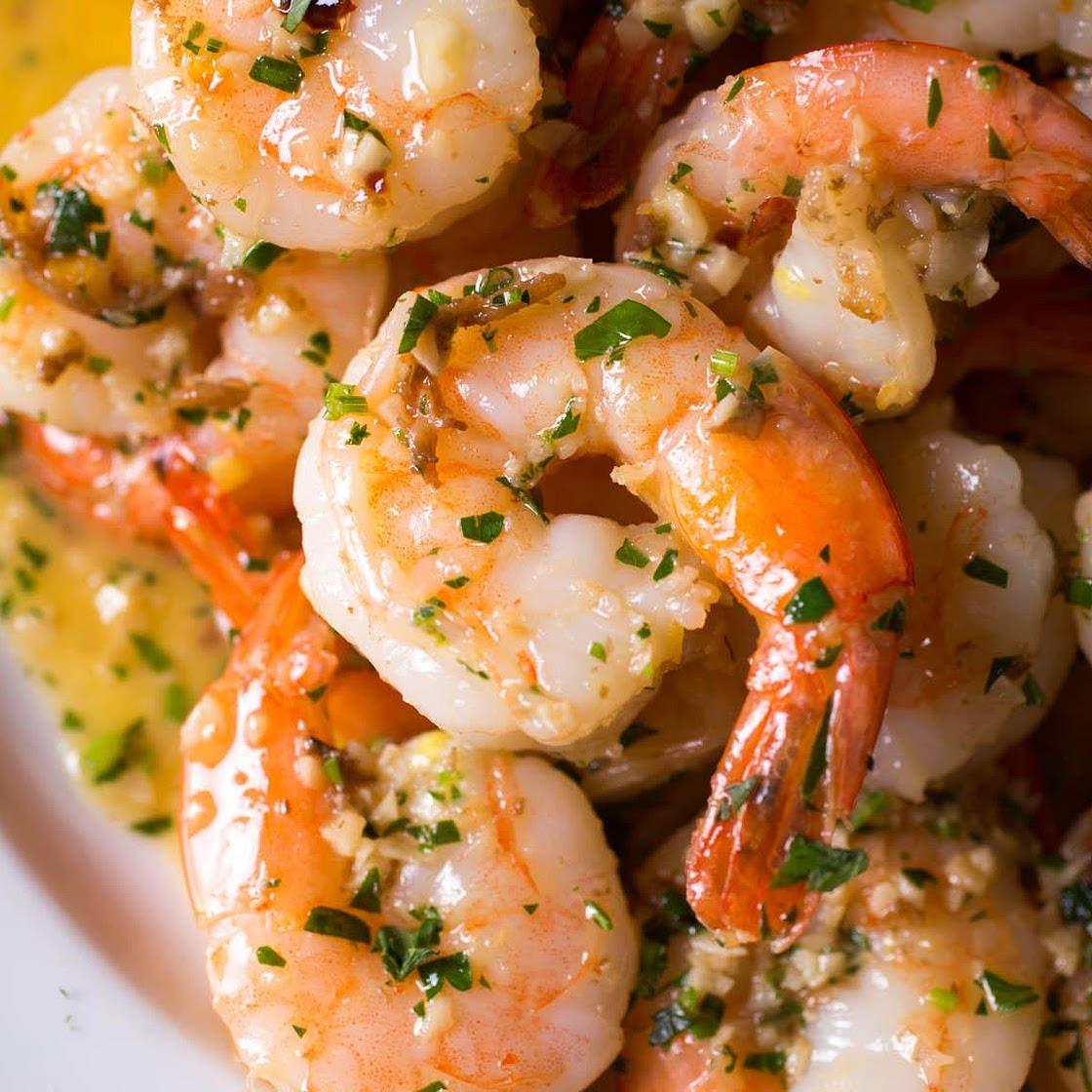 Receita de Camarão ao alho e óleo descascado