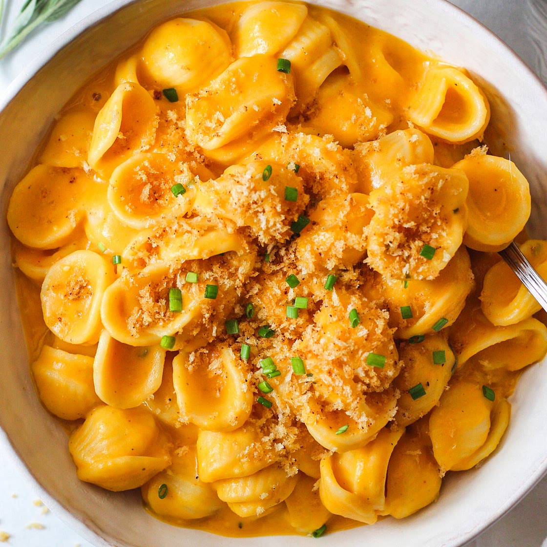 Cheesy Butternut Squash Pasta