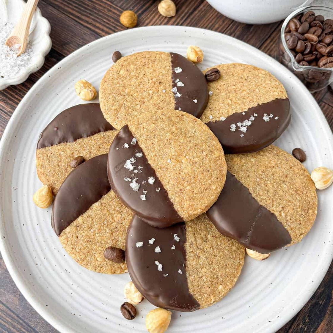 Hazelnut Espresso Shortbread