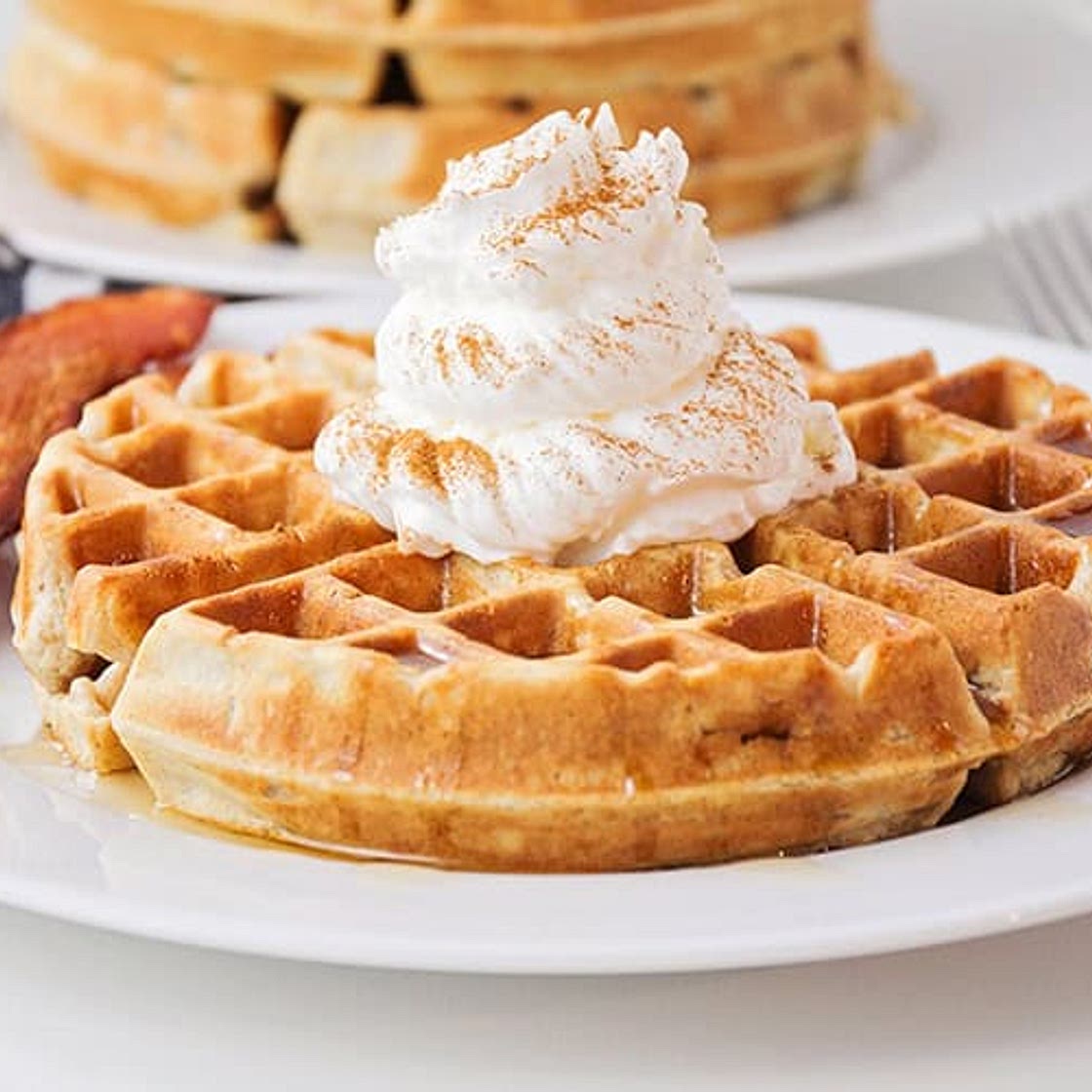 Cinnamon Waffles - Easy and Delicious!