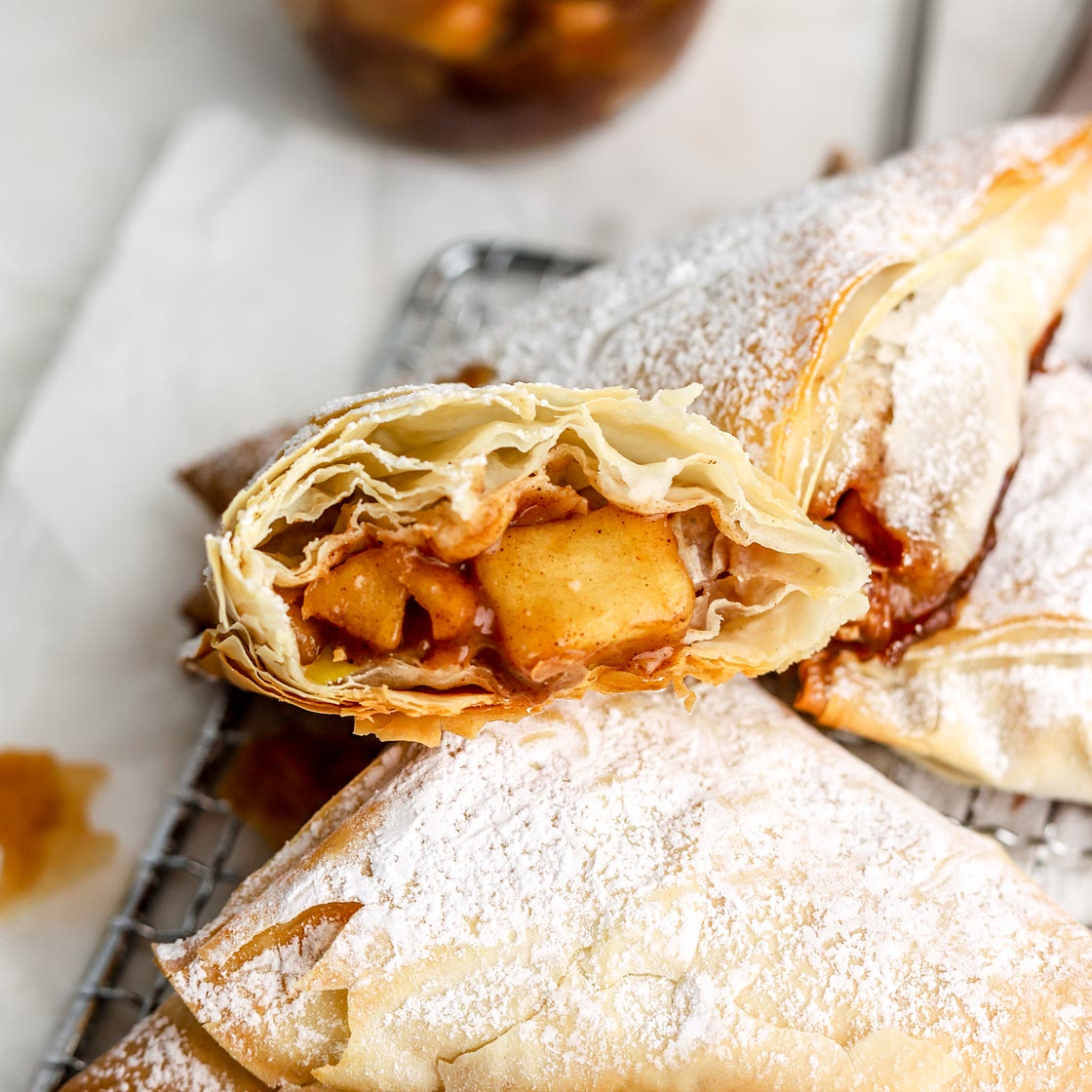 Phyllo Dough Apple Turnovers