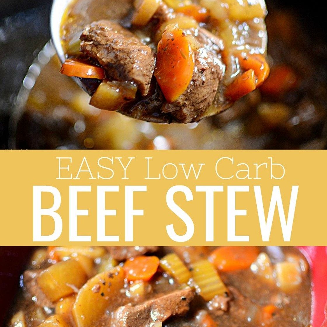 EASY Low Carb Beef Stew Recipe