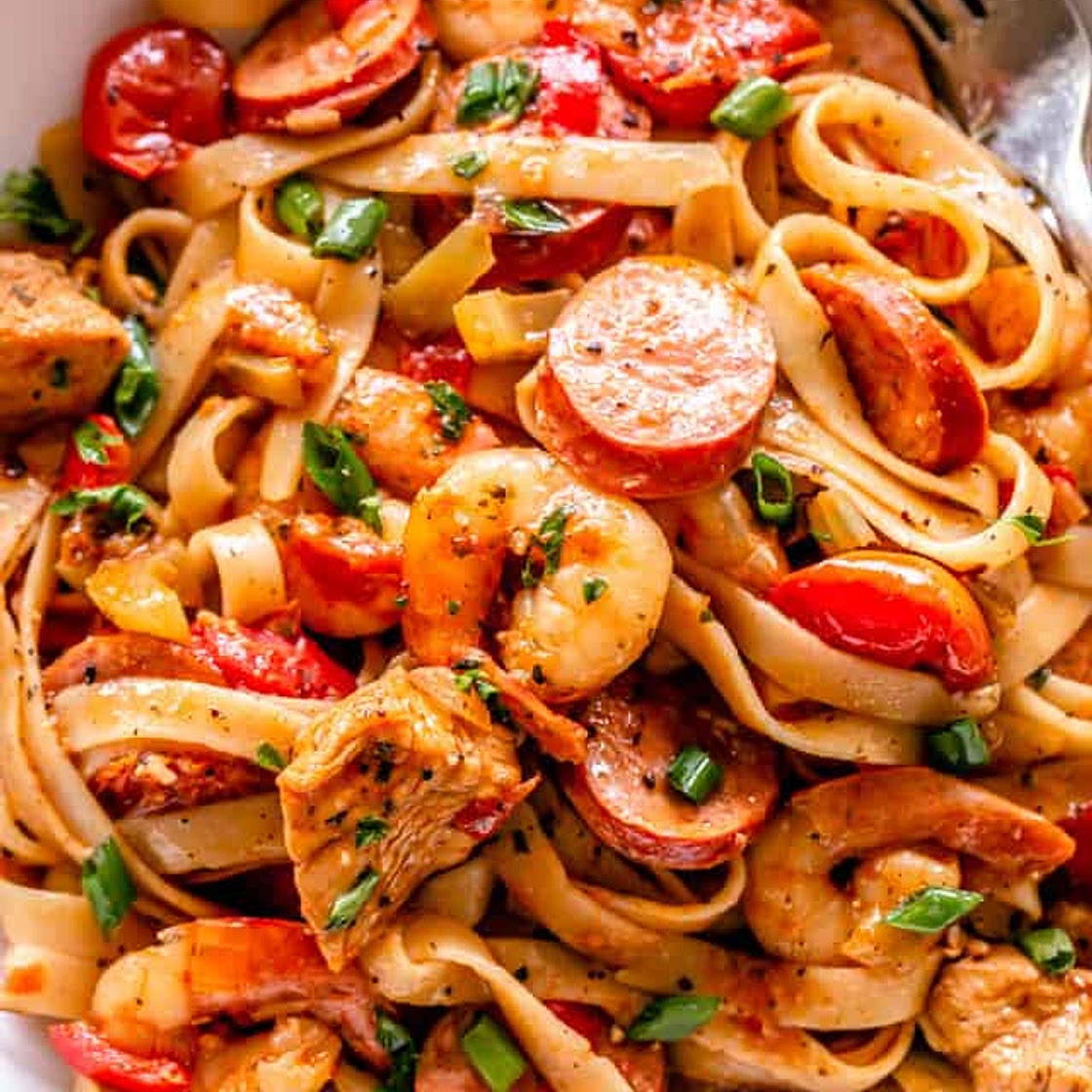 One Pot Jambalaya Pasta