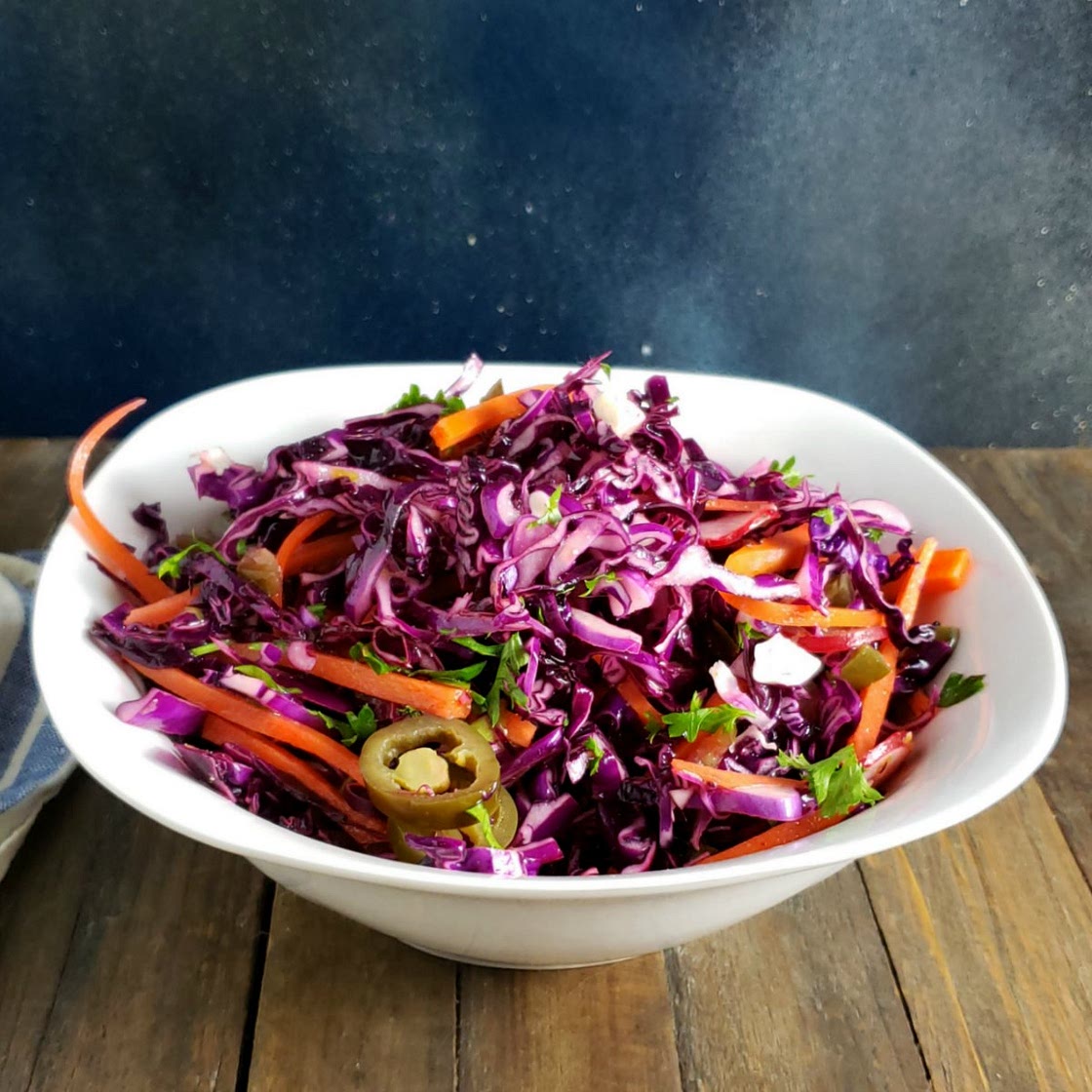 Mexican Red Cabbage Slaw