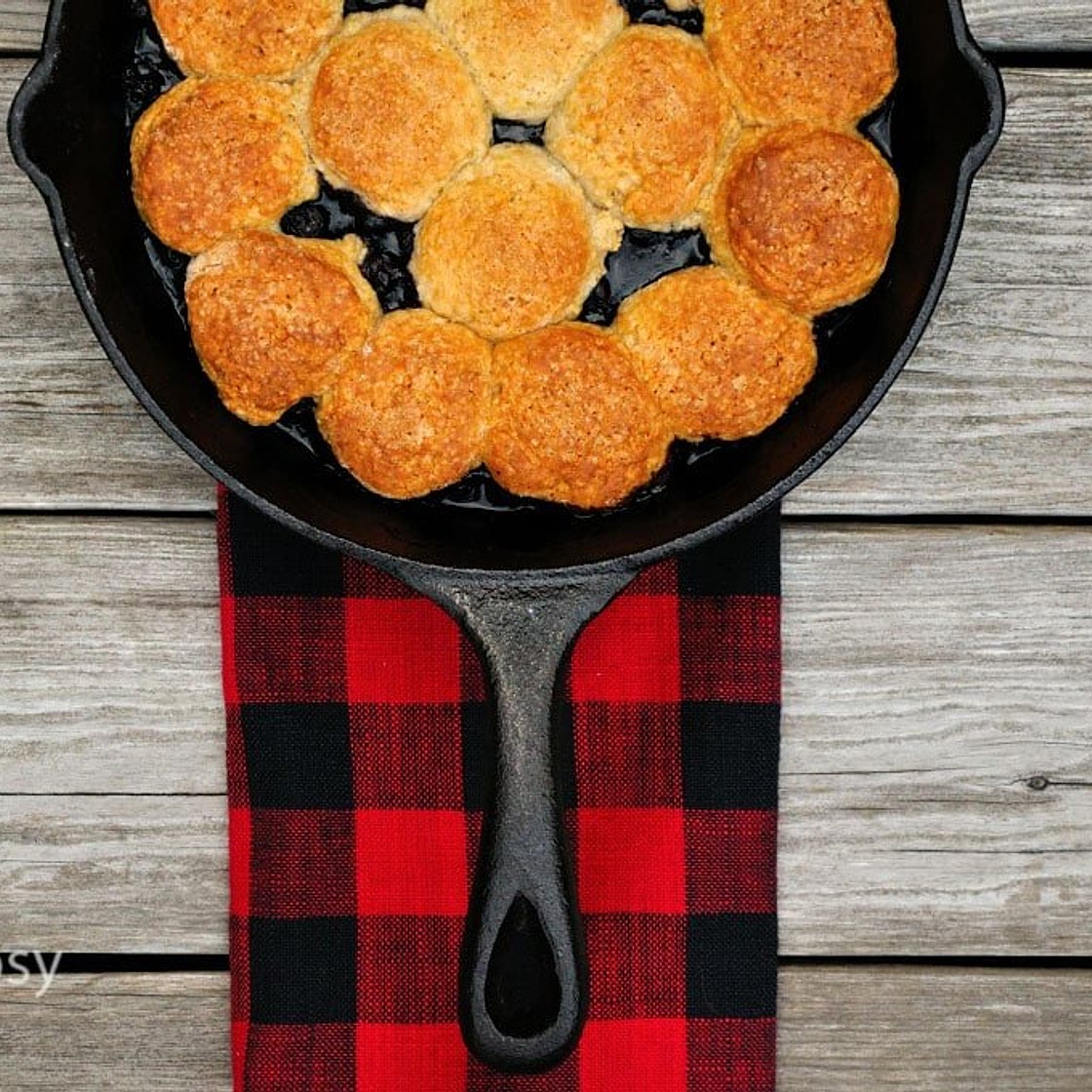 Wild Blueberry Cobbler