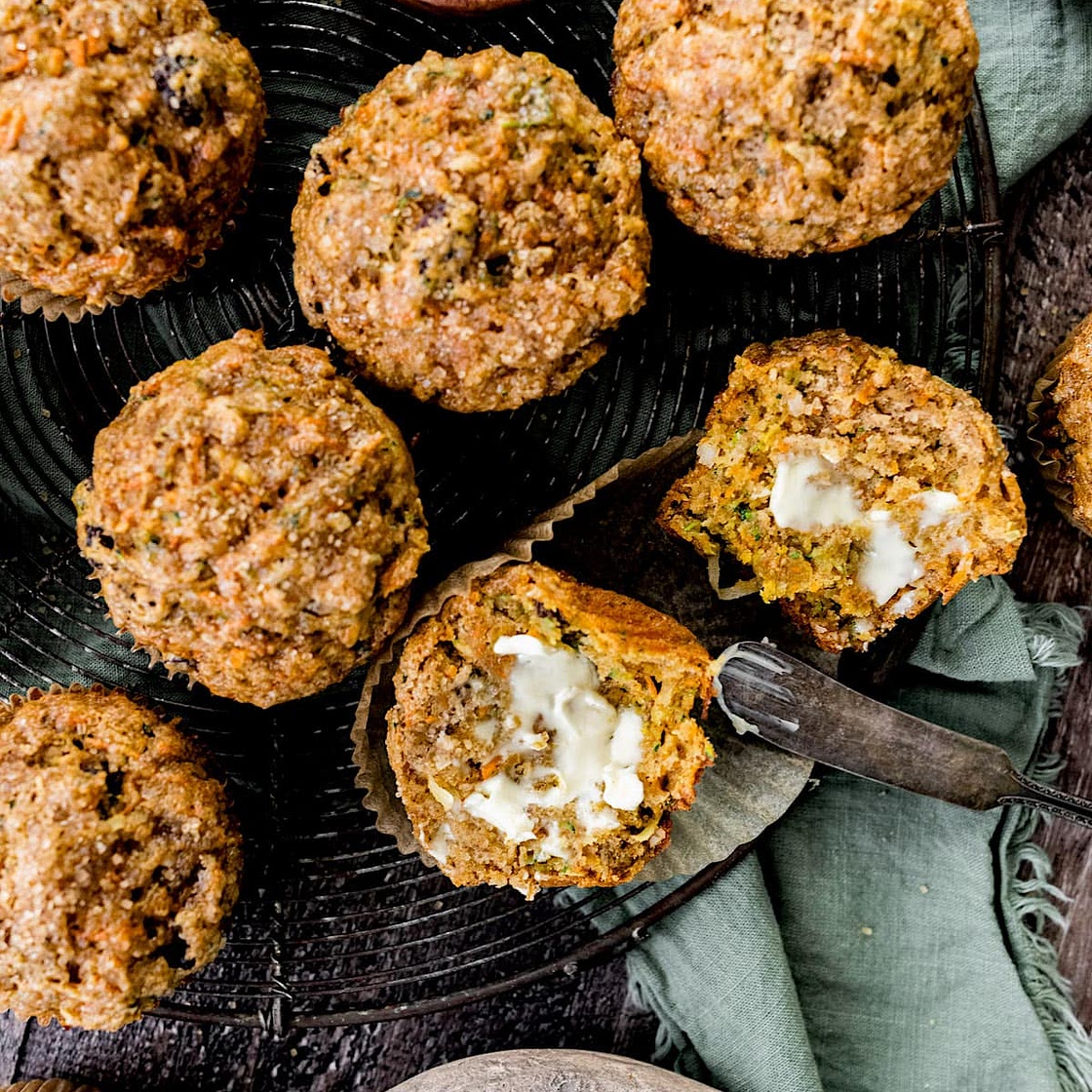 Carrot Zucchini Muffins
