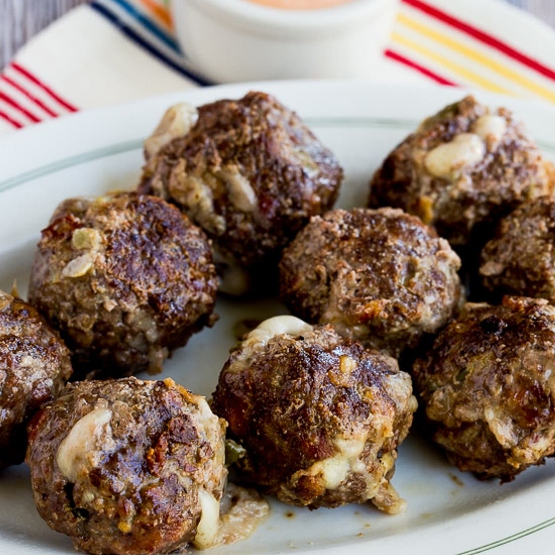 Bacon Cheeseburger Meatballs