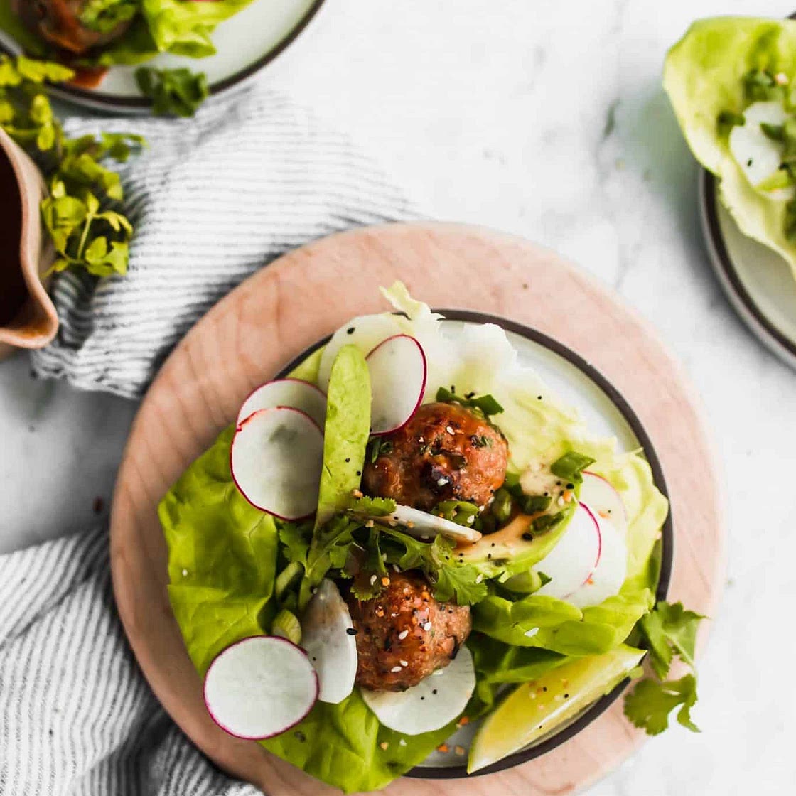 Air Fryer Asian Pork Meatballs