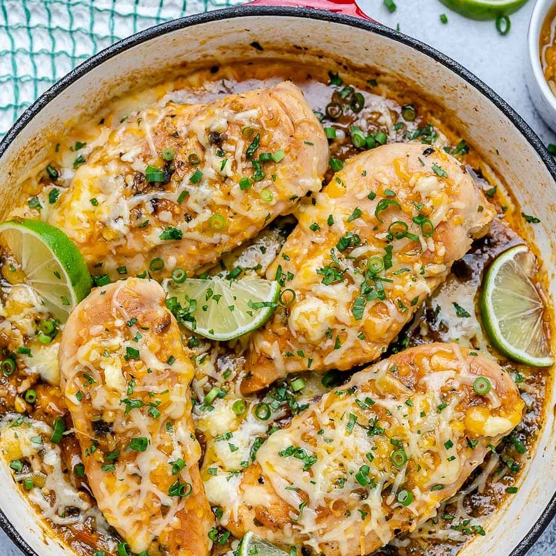 Salsa Verde Chicken Skillet