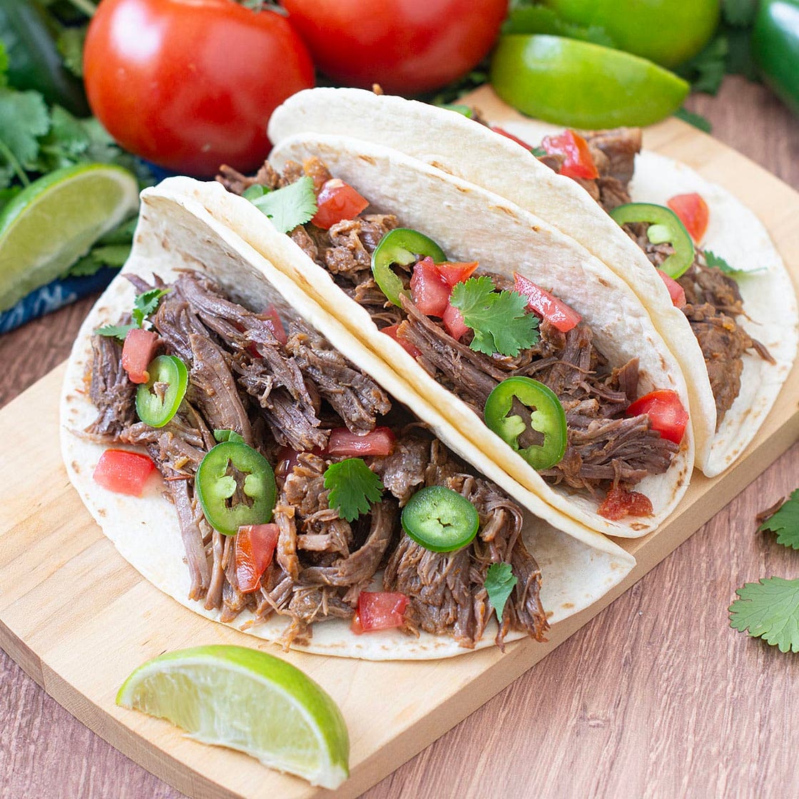 Shredded Beef Tacos Recipe